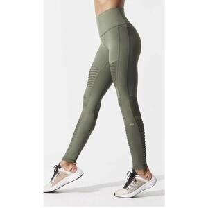 Alo High Waist Moto Leggings Size Sm